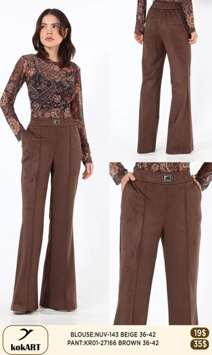 Брюки Esta Line (Brown, модель 27166) оптом