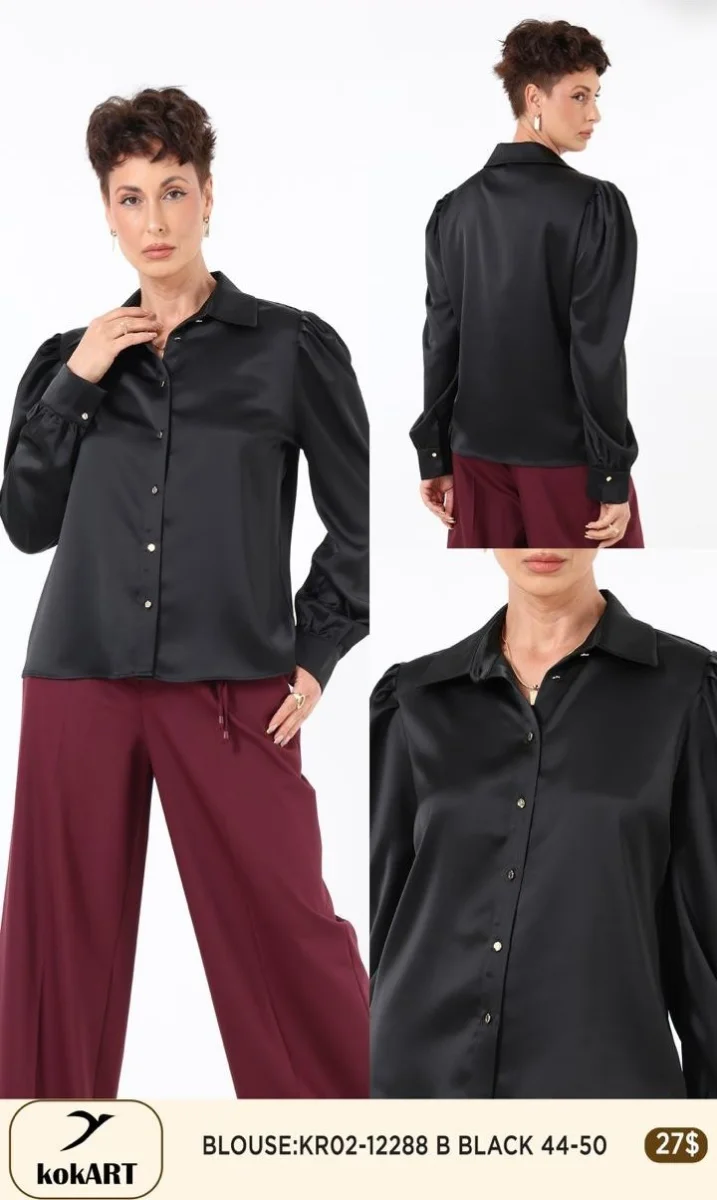 Блузка Esta Line (Black, модель 12288) оптом