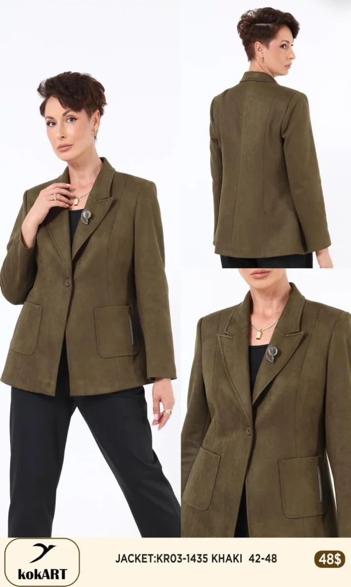 Жакет Esta Line (Olive, модель 1435) оптом