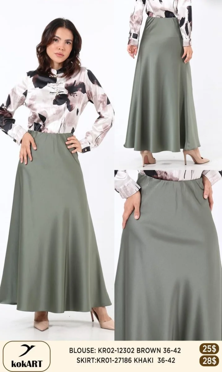 Юбка Esta Line (Olive, модель 27186) оптом