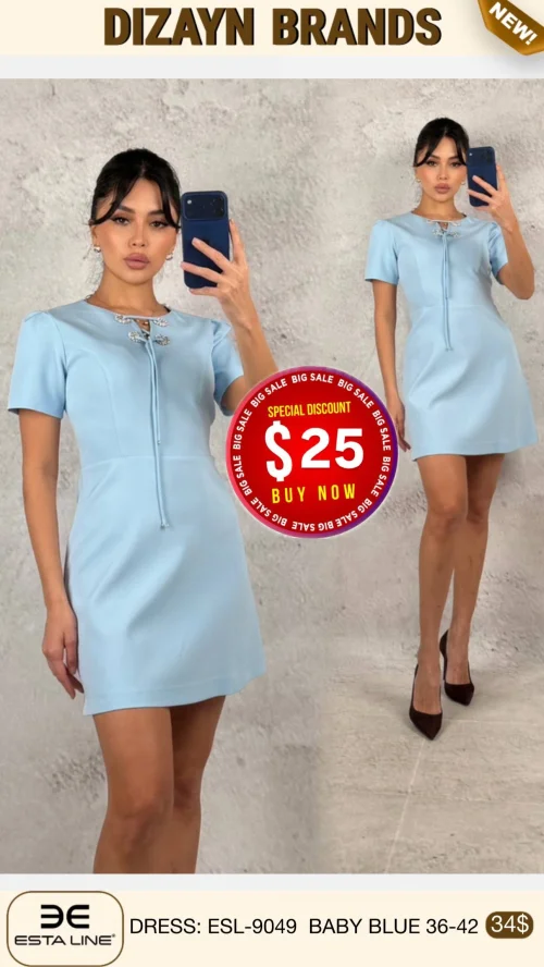 Платье Esta Line (Синий, модель ESL-9049) оптом