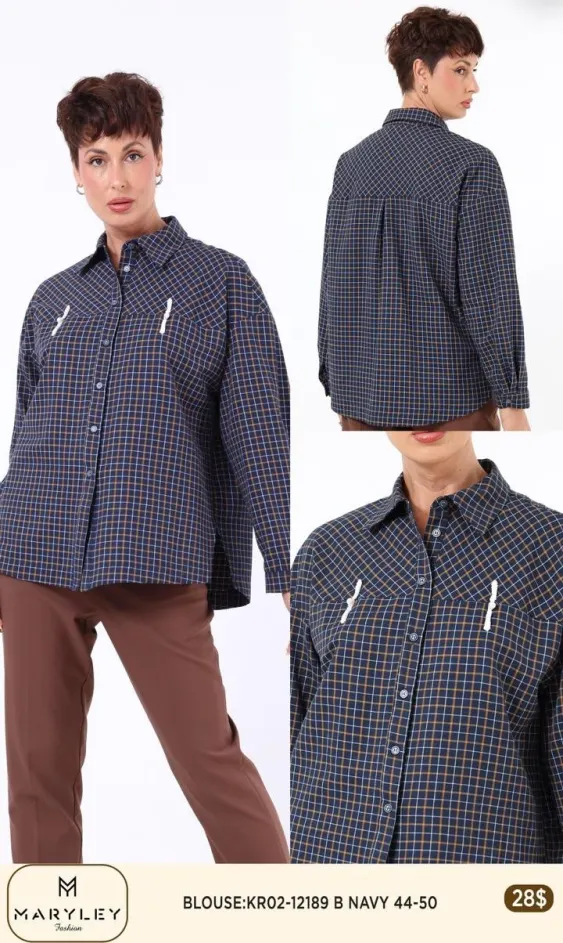 Блузка Esta Line (Navy, модель 12189) оптом