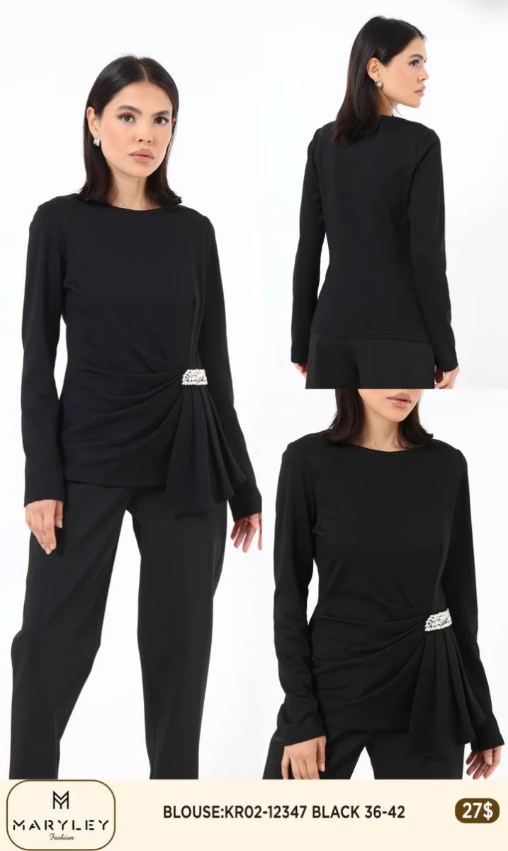 Блузка Esta Line (Black, модель 12347) оптом