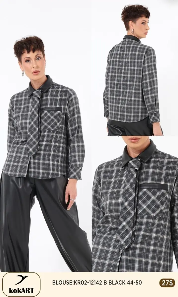 Блузка Esta Line (Black, модель 12142) оптом