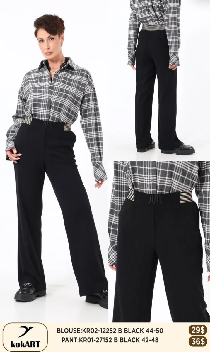 Блузка Esta Line (Black, модель 12252) оптом