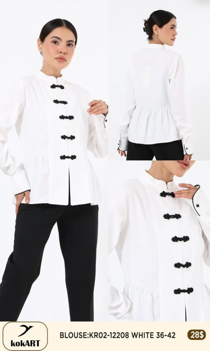 Блузка Esta Line (White, модель 12208) оптом