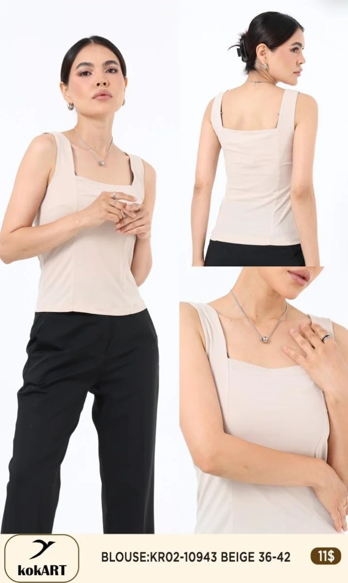 Блузка Esta Line (Beige, модель 10943) оптом