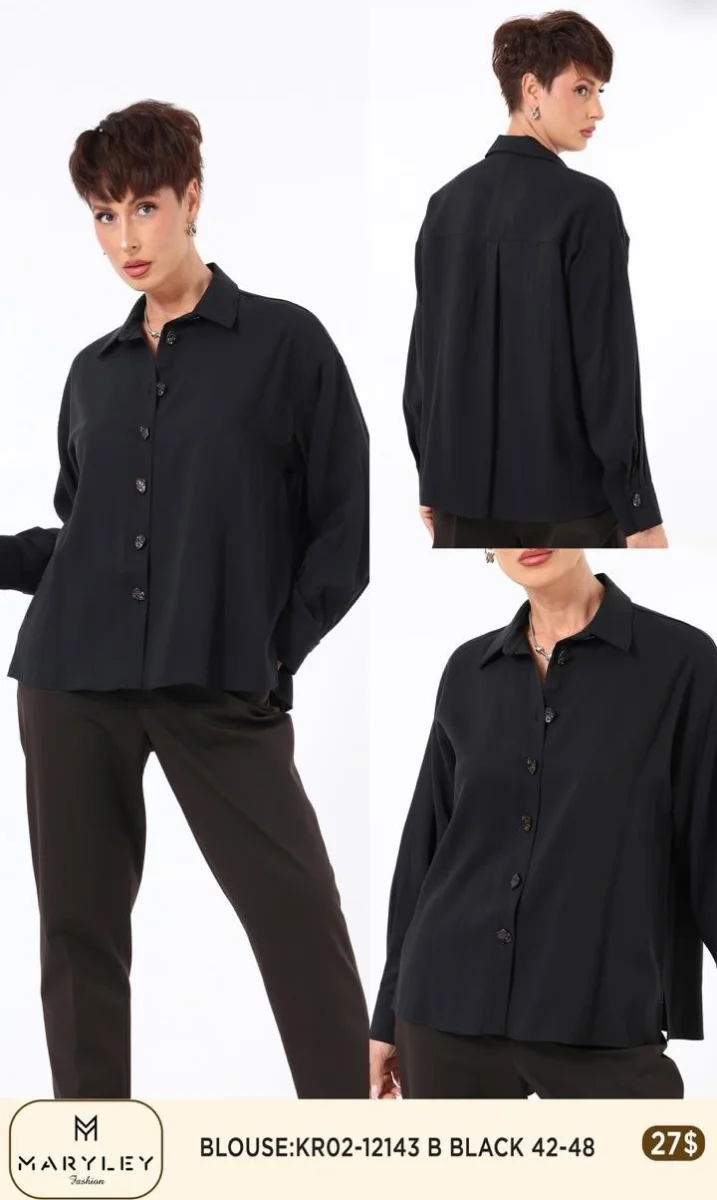 Блузка Esta Line (Black, модель 12143) оптом