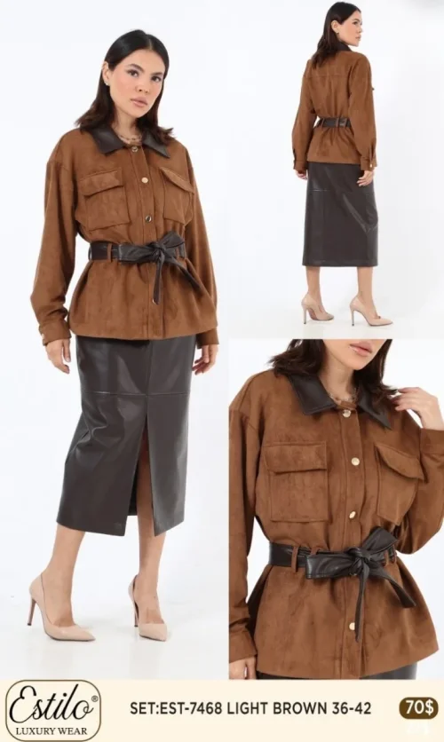 Костюмы и комплекты Esta Line (Brown, модель 7468) оптом