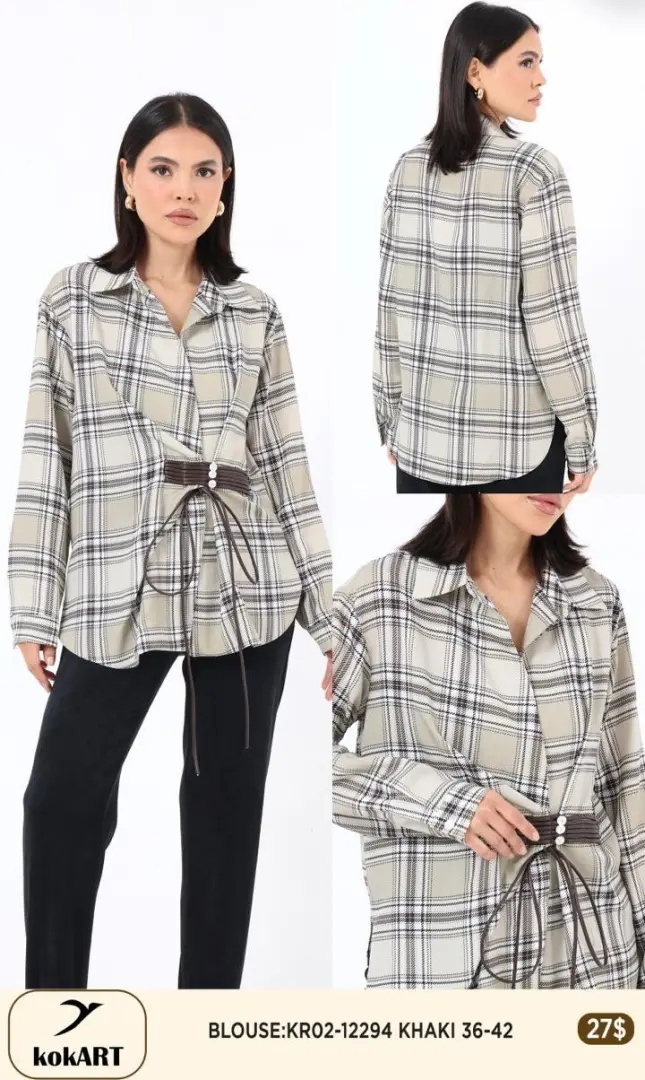 Блузка Esta Line (Olive, модель 12294) оптом