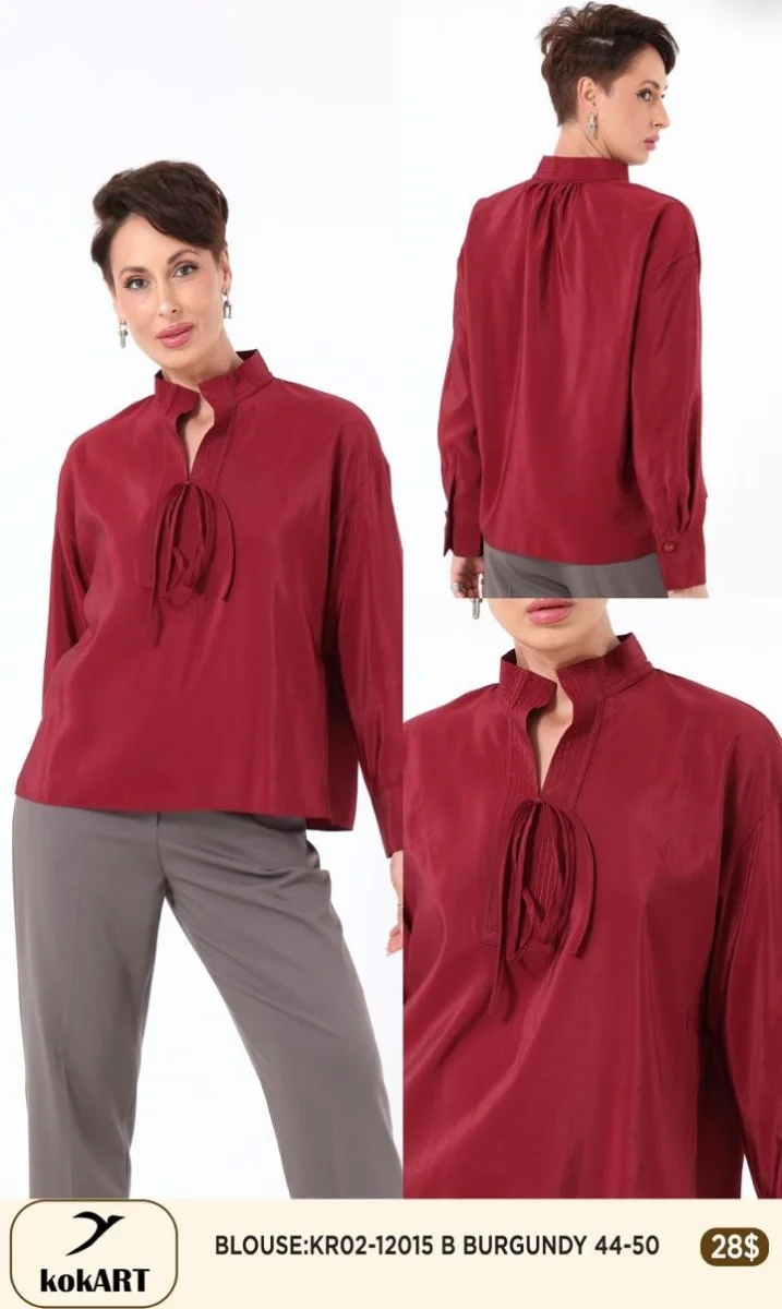 Блузка Esta Line (Burgundy, модель 12015) оптом