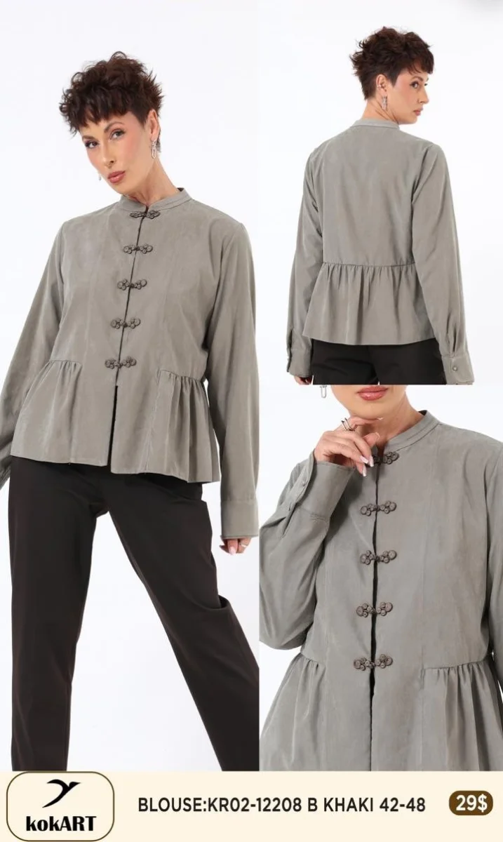 Блузка Esta Line (Olive, модель 12208) оптом