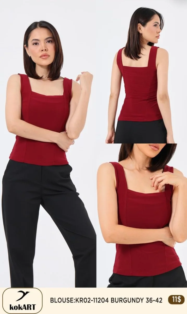 Блузка Esta Line (Burgundy, модель 11204) оптом