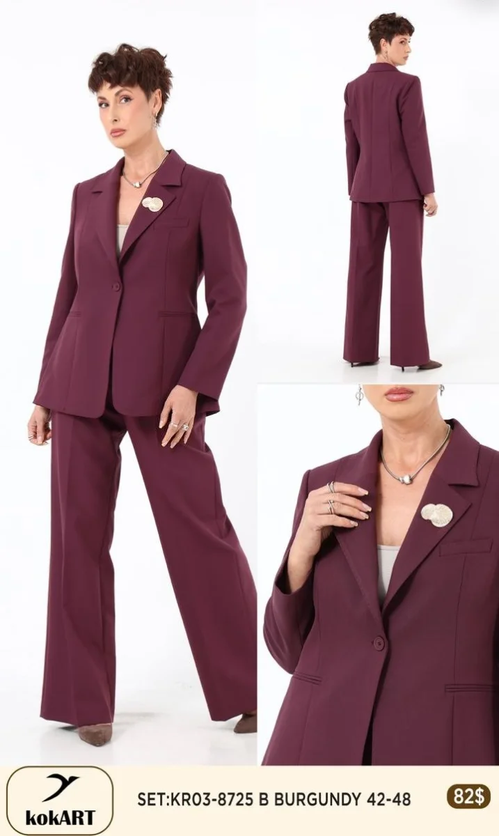 Костюмы и комплекты Esta Line (Burgundy, модель 8725) оптом