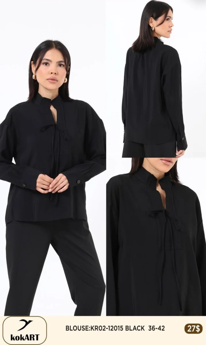 Блузка Esta Line (Black, модель 12015) оптом