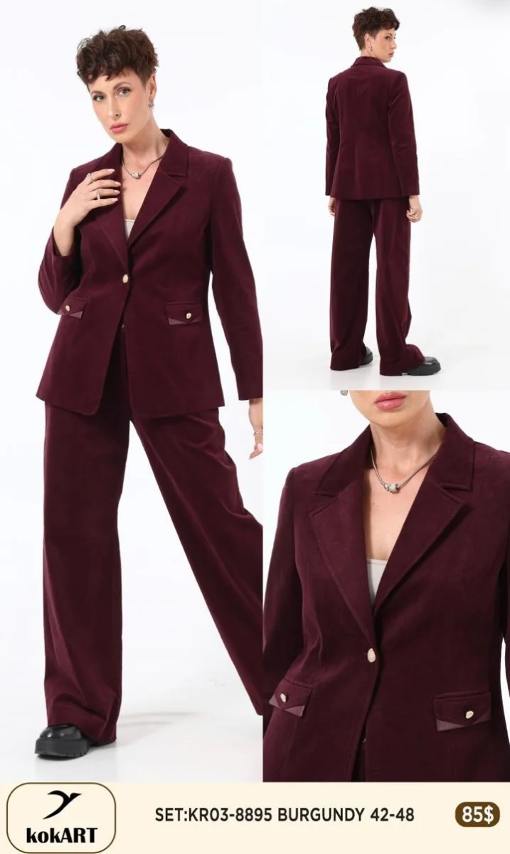 Костюмы и комплекты Esta Line (Burgundy, модель 8895) оптом