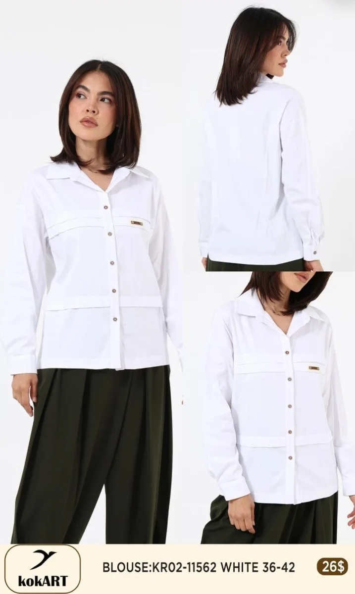 Блузка Esta Line (White, модель 11562) оптом