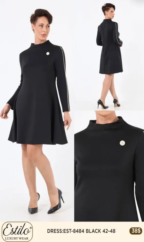 Платье Esta Line (Black, модель 8484) оптом