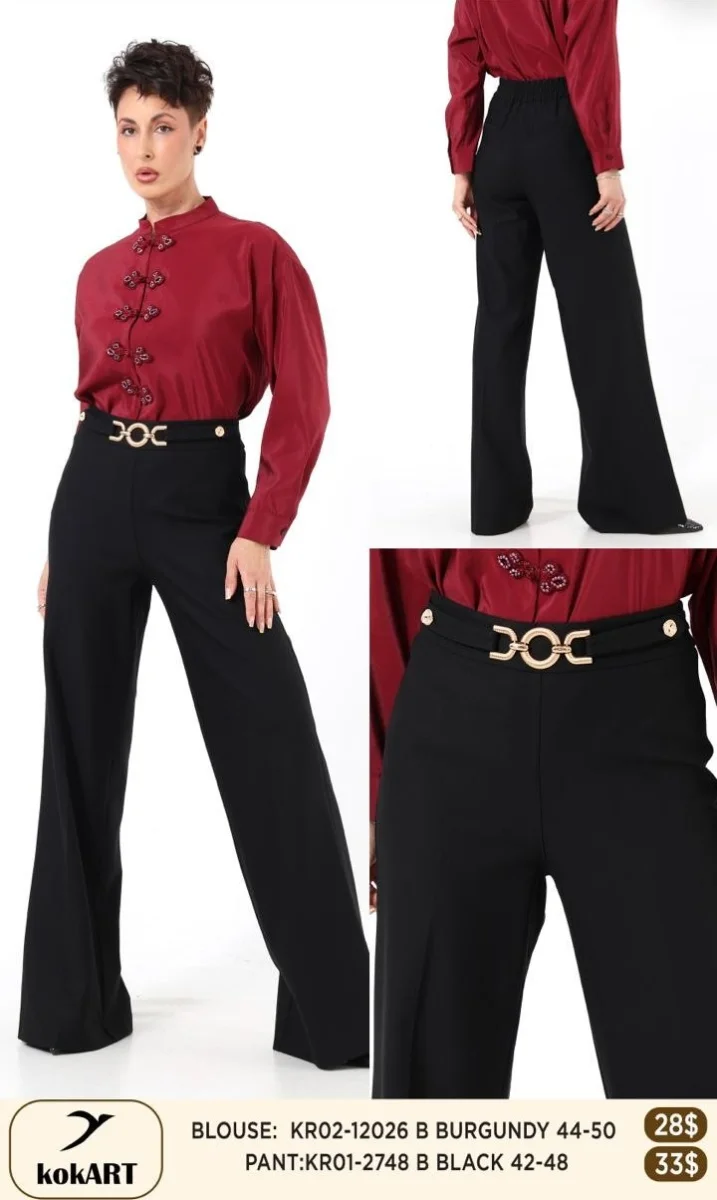 Блузка Esta Line (Burgundy, модель 12026) оптом