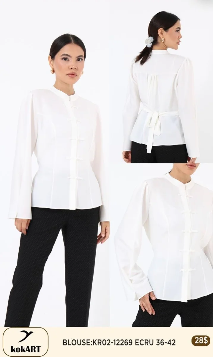 Блузка Esta Line (Cream, модель 12269) оптом