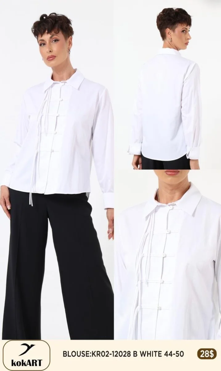 Блузка Esta Line (White, модель 12028) оптом