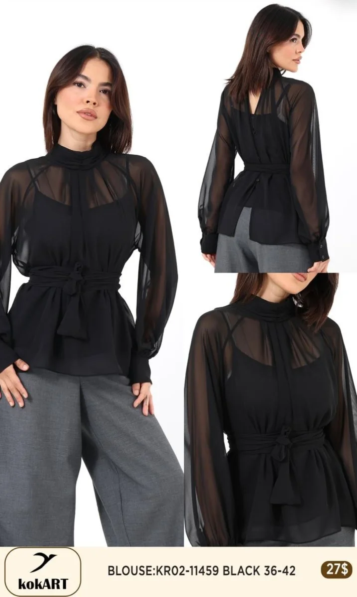 Блузка Esta Line (Black, модель 11459) оптом