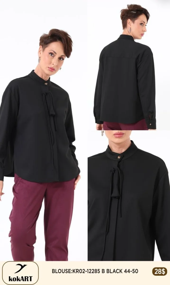 Блузка Esta Line (Black, модель 12285) оптом