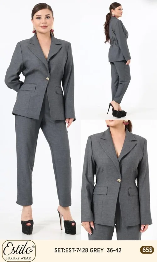 Костюмы и комплекты Esta Line (Gray, модель EST-7428) оптом