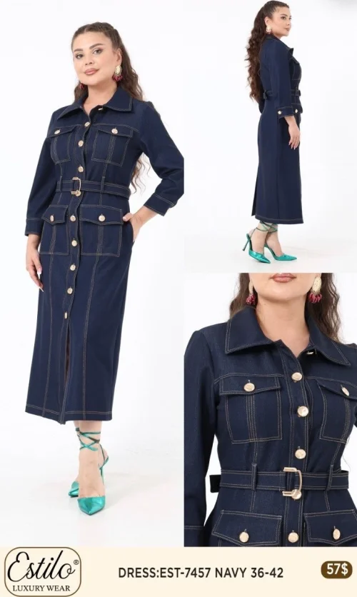Платье Esta Line (Navy, модель EST-7457) оптом