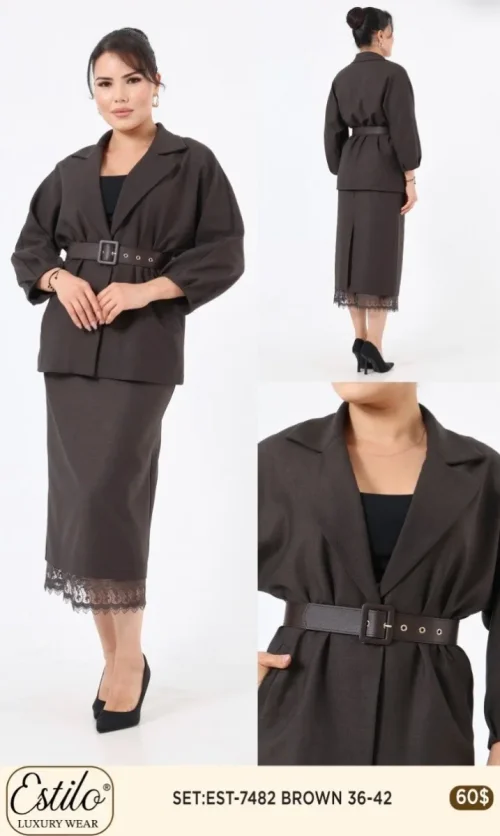 Костюмы и комплекты Esta Line (Brown, модель 7482) оптом
