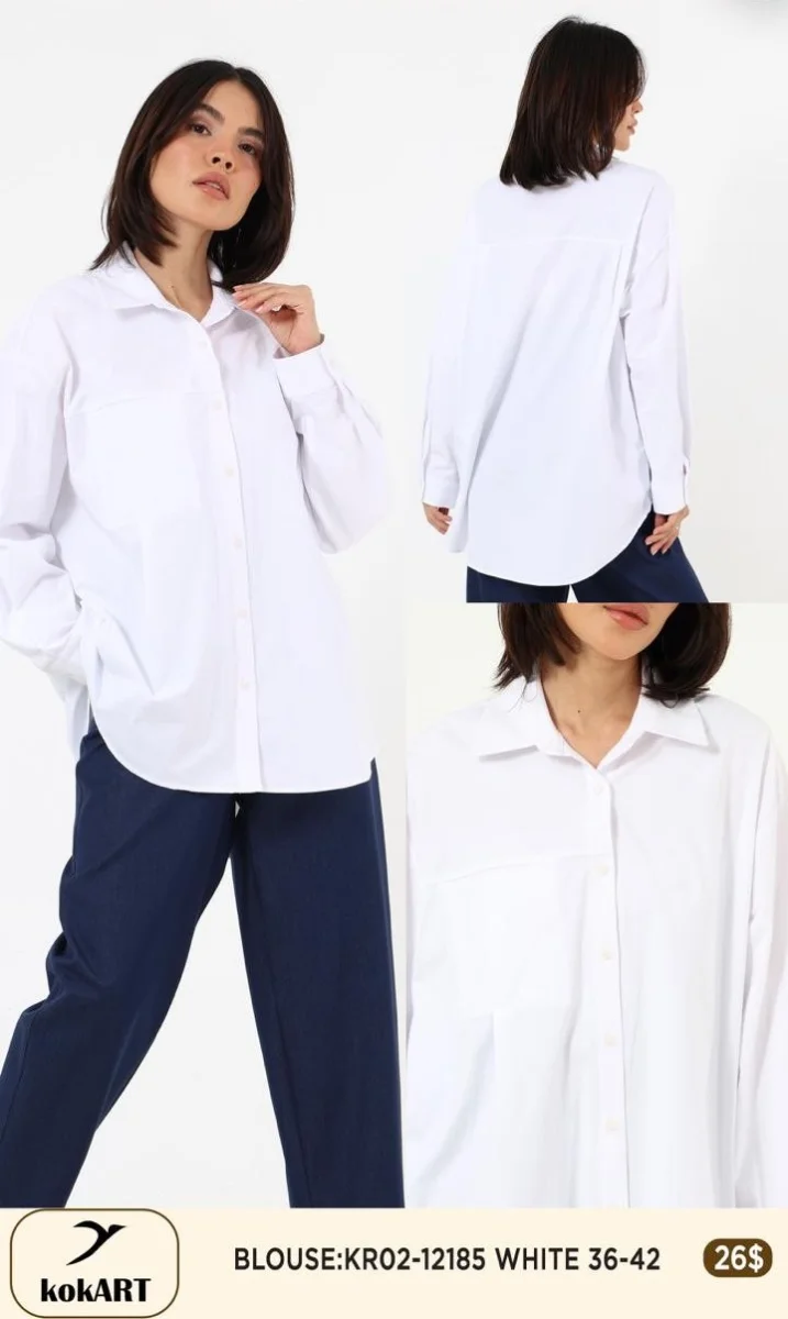 Блузка Esta Line (White, модель 12185) оптом