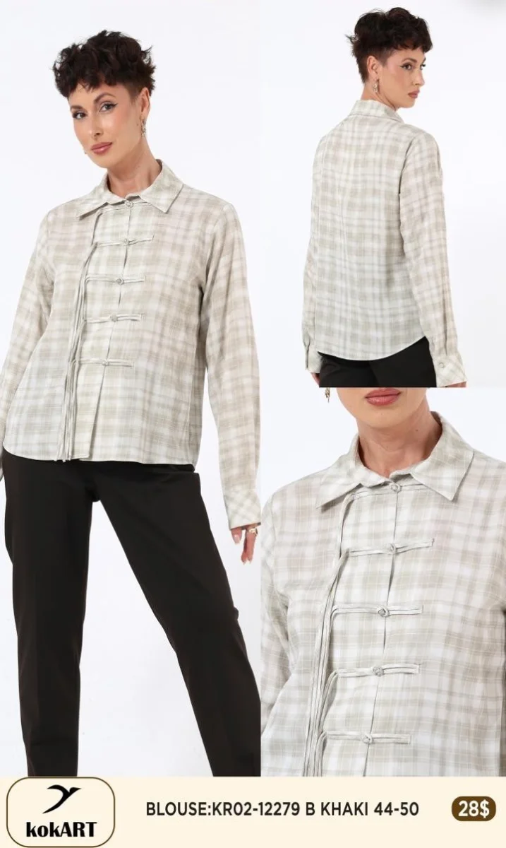 Блузка Esta Line (Olive, модель 12279) оптом