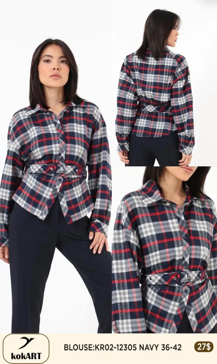 Блузка Esta Line (Navy, модель 12305) оптом