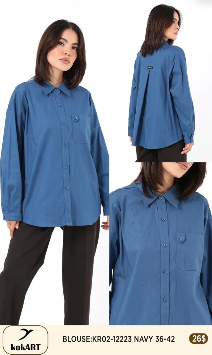 Блузка Esta Line (Navy, модель 12223) оптом
