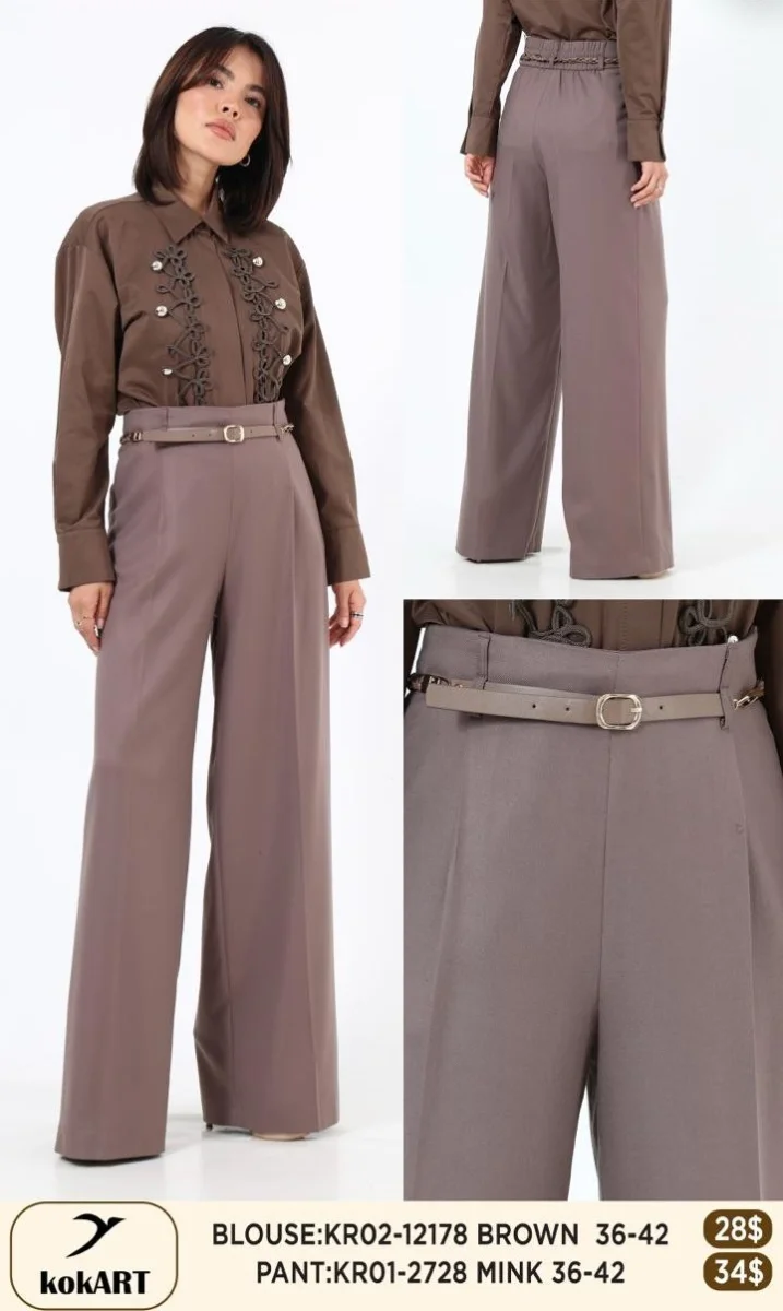Брюки Esta Line (Beige, модель 2728) оптом