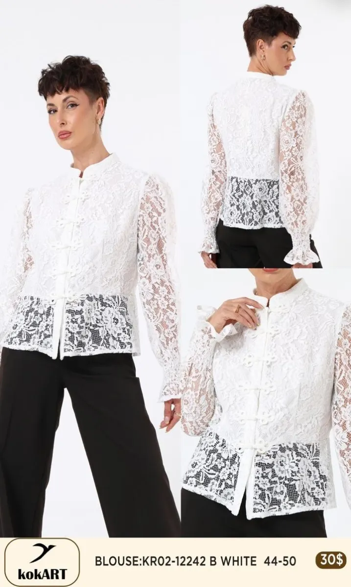 Блузка Esta Line (White, модель 12242) оптом