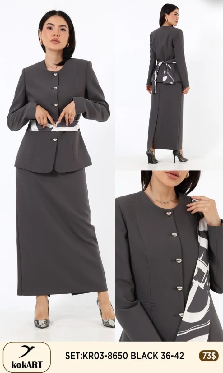Костюмы и комплекты Esta Line (Black, модель 8650) оптом