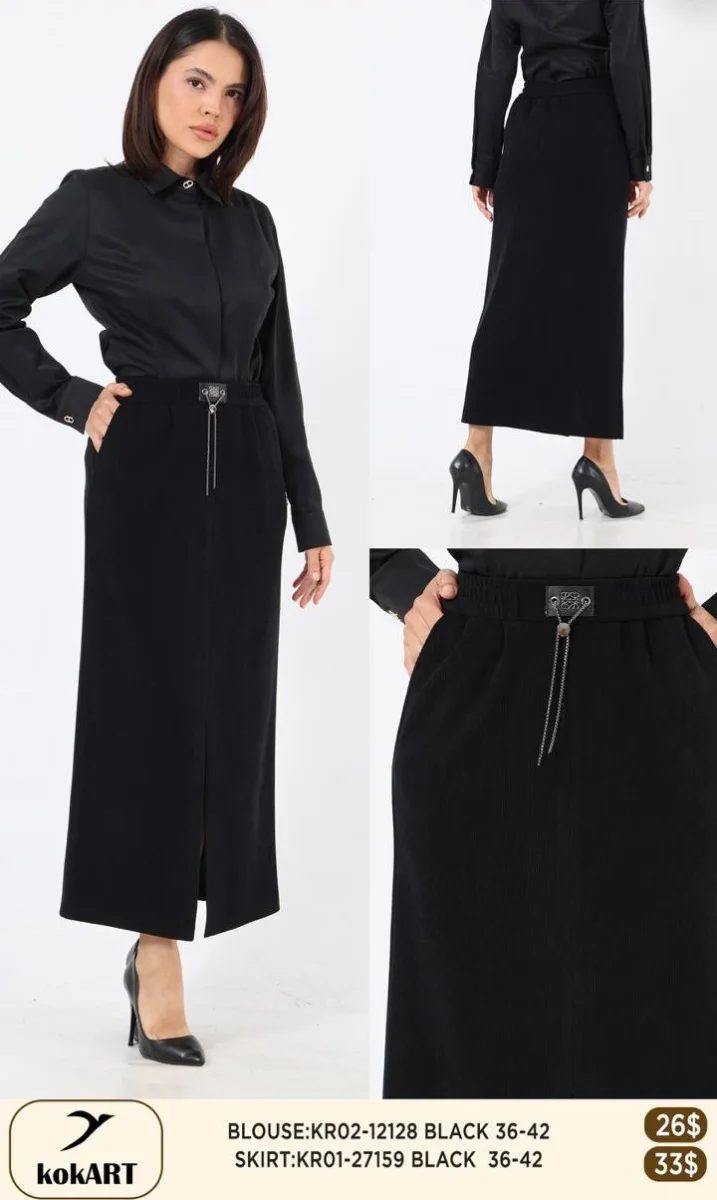 Блузка Esta Line (Black, модель 12128) оптом