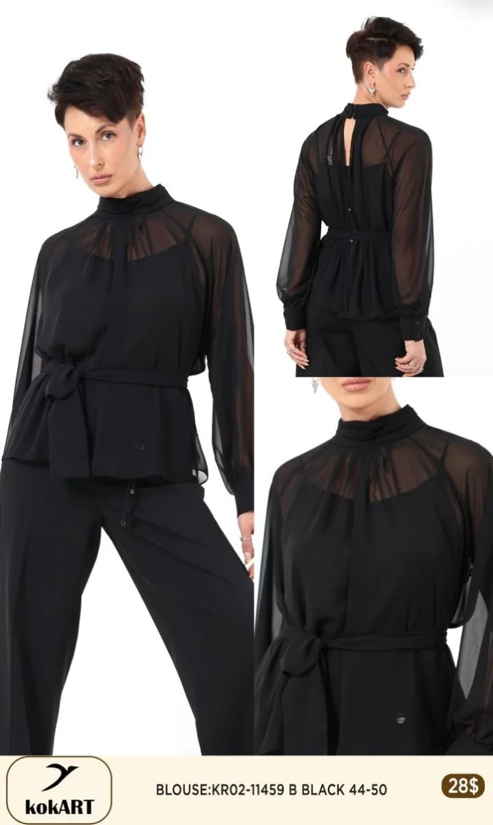 Блузка Esta Line (Black, модель 11459) оптом