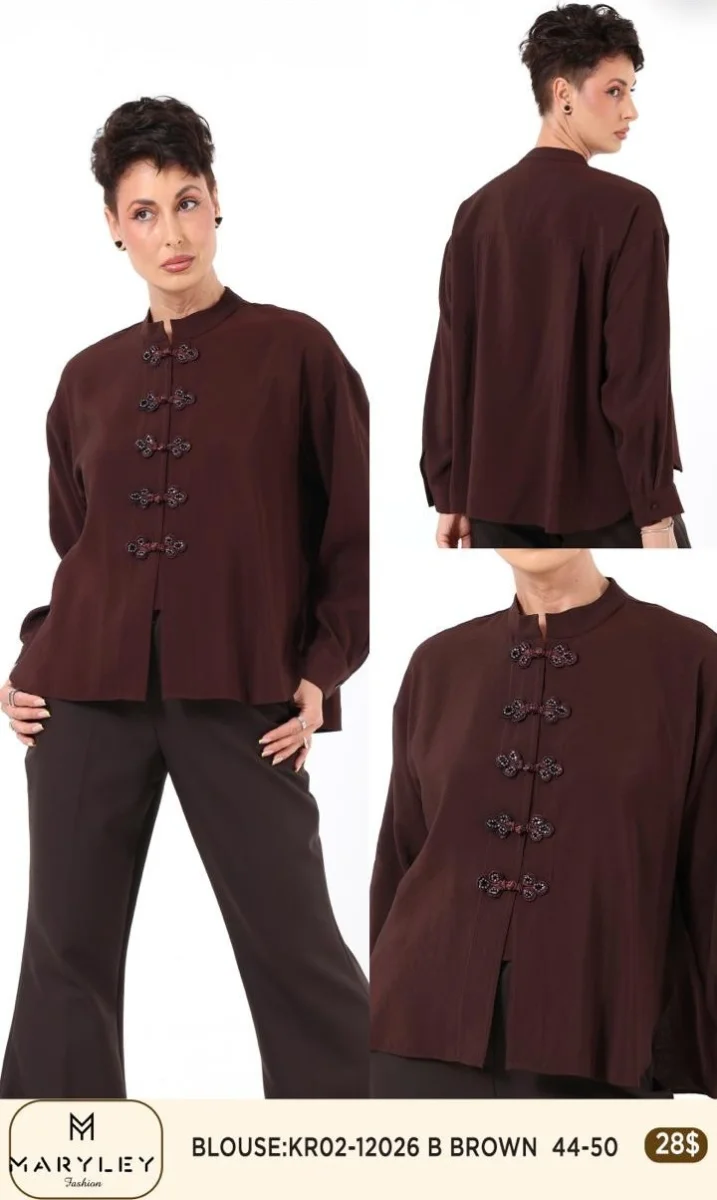 Блузка Esta Line (Brown, модель 12026) оптом