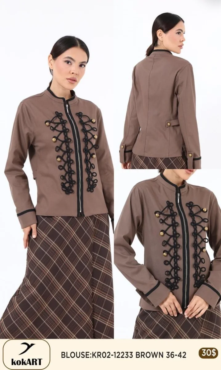 Блузка Esta Line (Brown, модель 12233) оптом