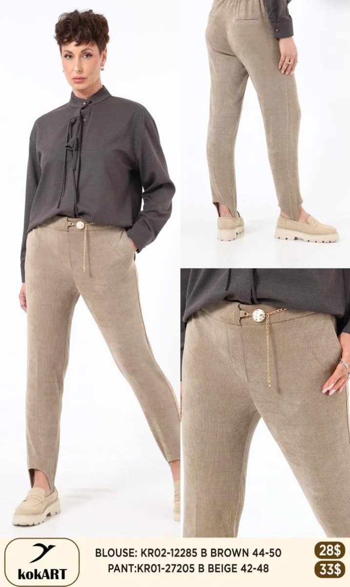 Блузка Esta Line (Brown, модель 12285) оптом