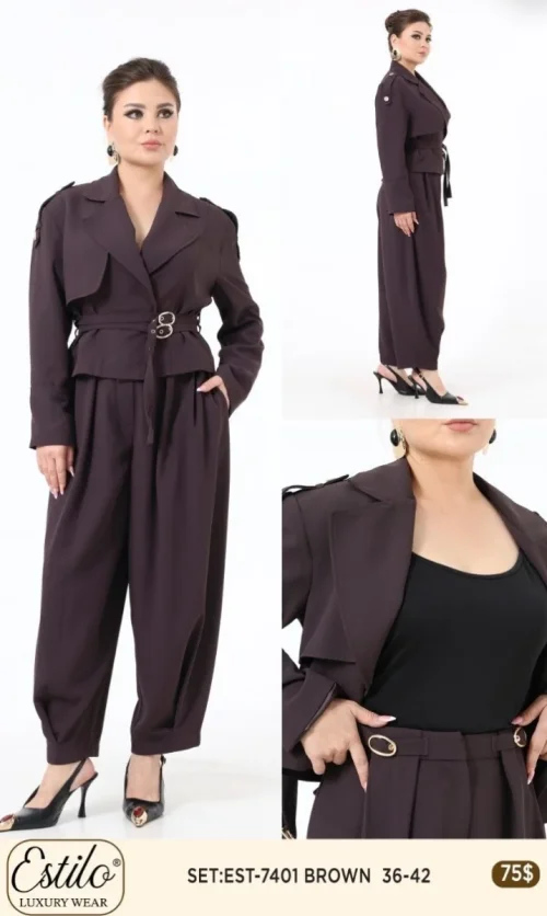 Костюмы и комплекты Esta Line (Brown, модель 7401) оптом