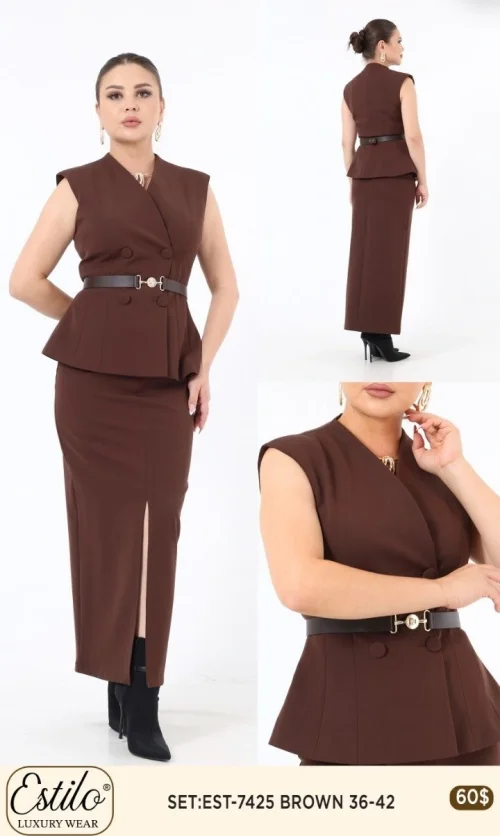Костюмы и комплекты Esta Line (Brown, модель EST-7425) оптом