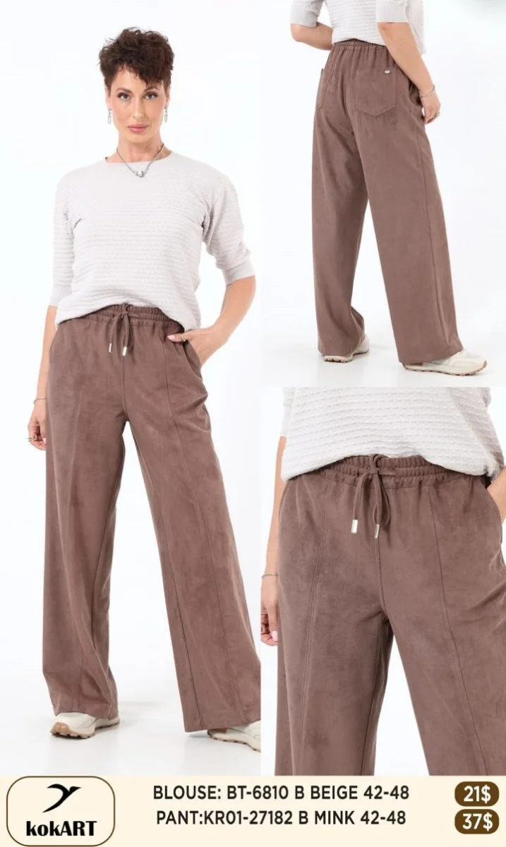 Брюки Esta Line (Beige, модель 27182) оптом