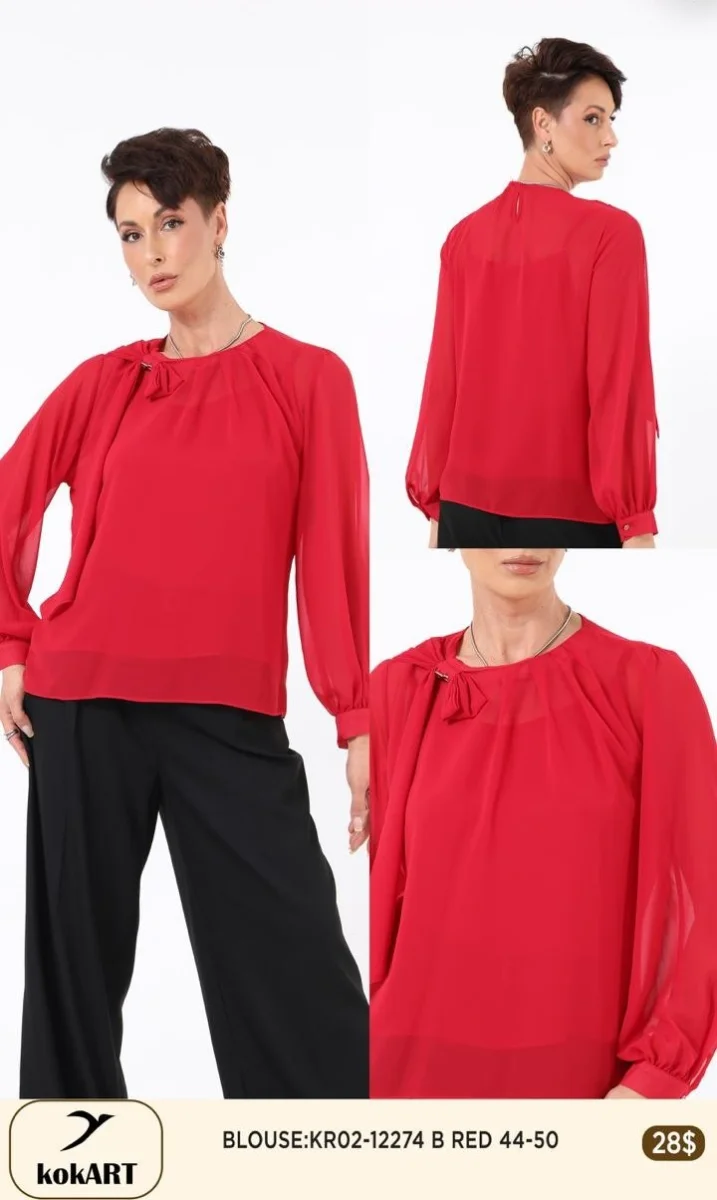 Блузка Esta Line (Red, модель 12274) оптом
