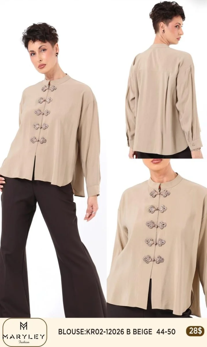Блузка Esta Line (Beige, модель 12026) оптом