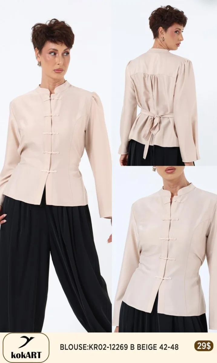 Блузка Esta Line (Beige, модель 12269) оптом