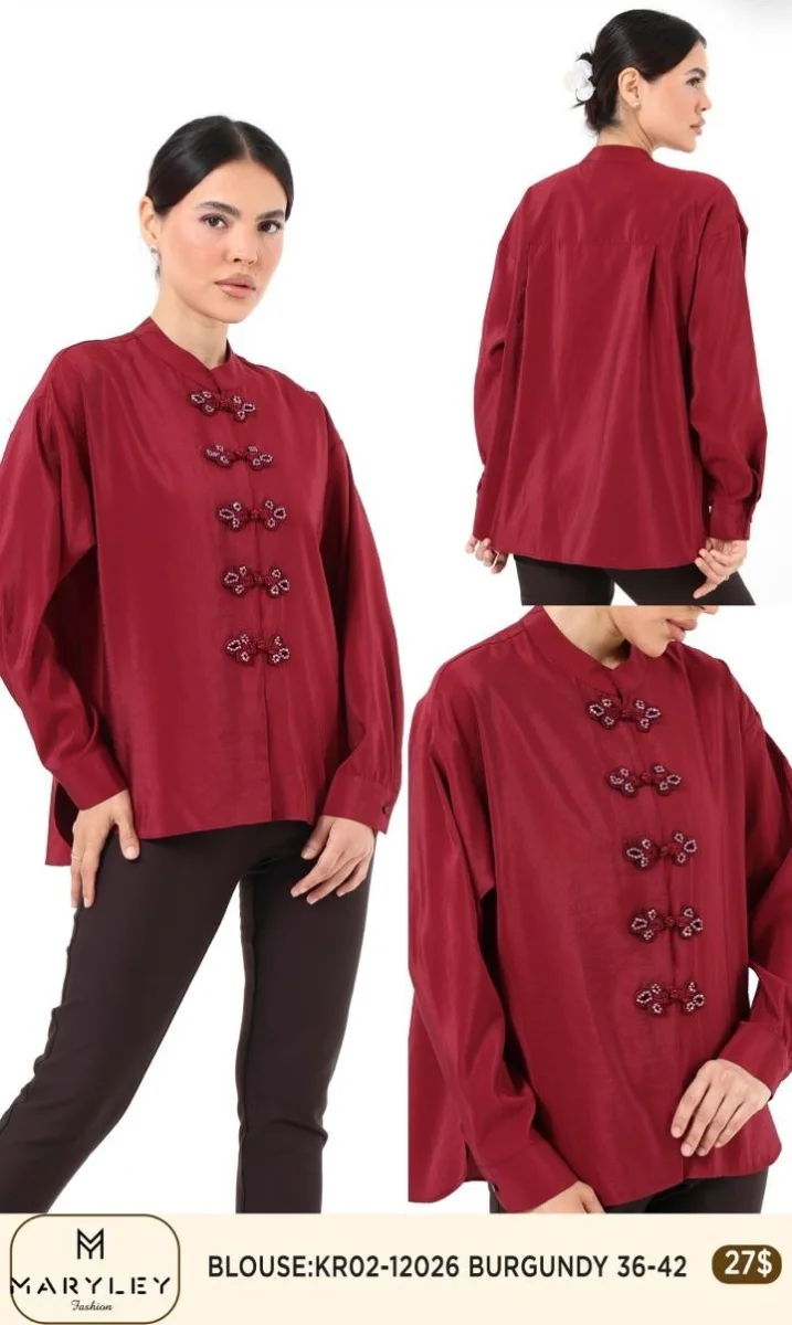 Блузка Esta Line (Burgundy, модель 12026) оптом