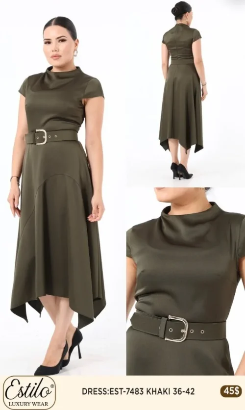 Платье Esta Line (Olive, модель 7483) оптом